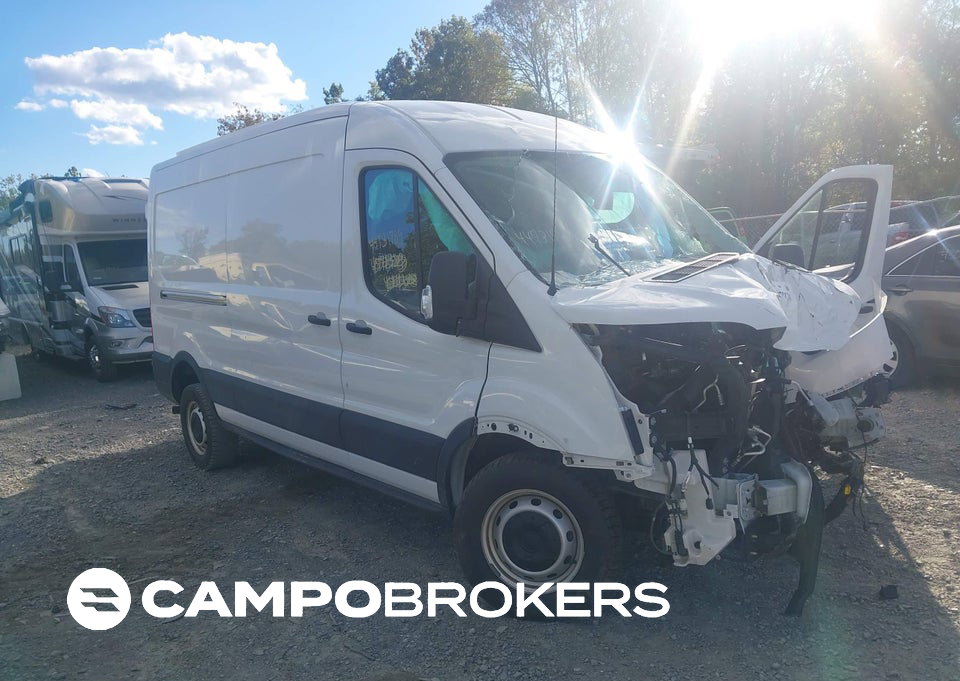2023 Ford Transit-250, Front End damage, Iaai lot 44731789