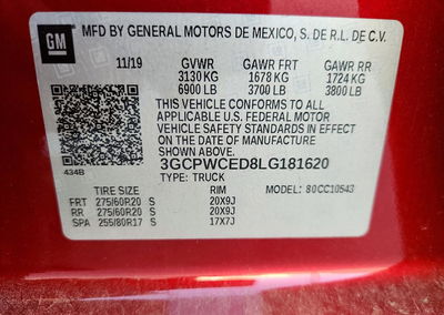 2020 Chevrolet Silverado C1500 Lt, uszkodzenie: Dachowanie, Copart lot 68605536, zdjęcie 13 z 15