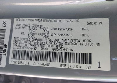2021 Toyota Tacoma Sr5 V6, uszkodzenie: Przód, Iaai lot 46090495, zdjęcie 9 z 16