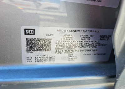 2025 Gmc Sierra K2500 At4, пошкодження: Передня частина, Copart лот 68493686, фото 13 з 15