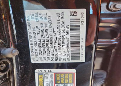 2022 Honda Cr-v Ex, Front End damage, Copart lot 61206266, photo 13 of 15