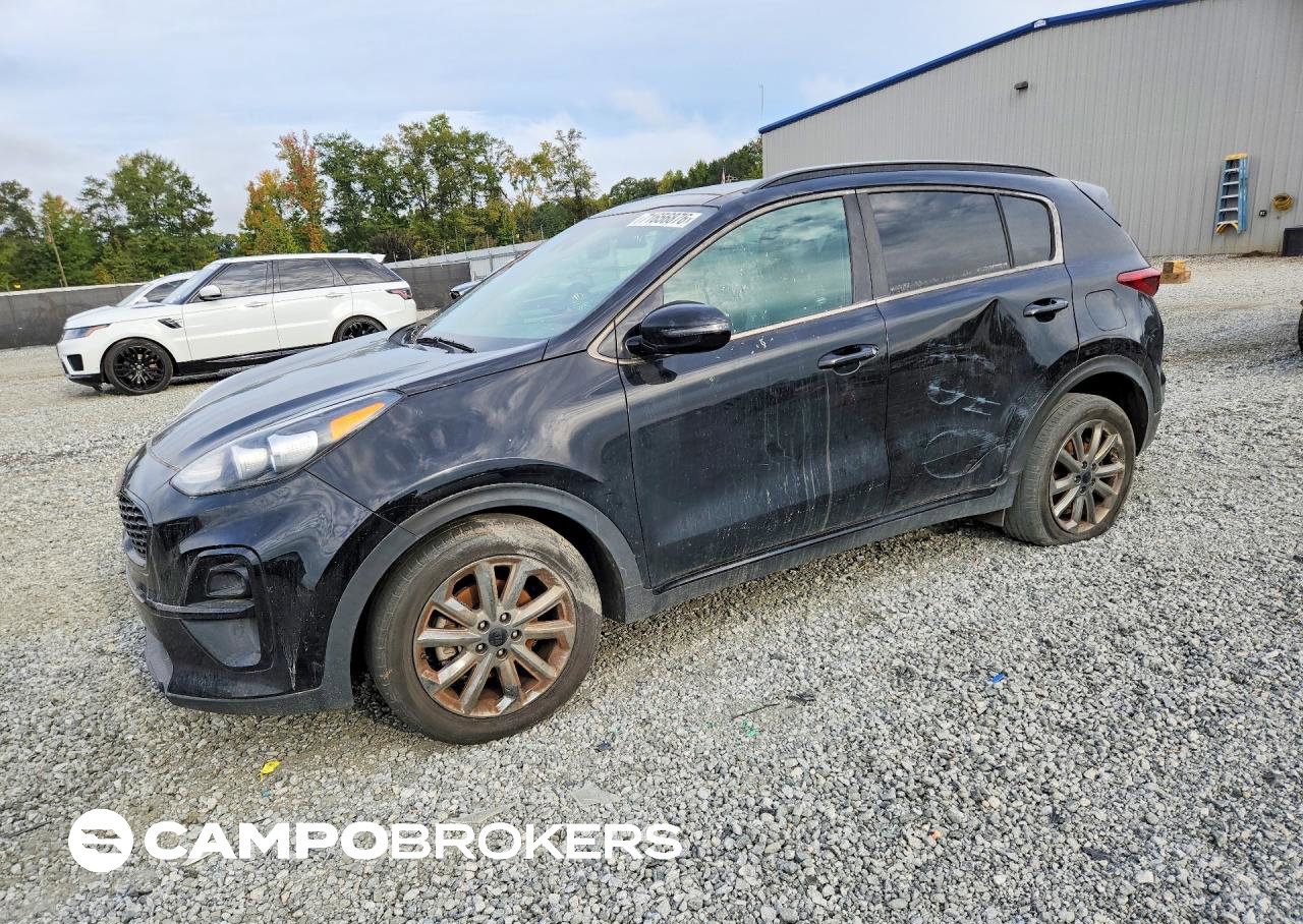 2021 Kia Sportage S, пошкодження: Бік, Copart лот 71656876