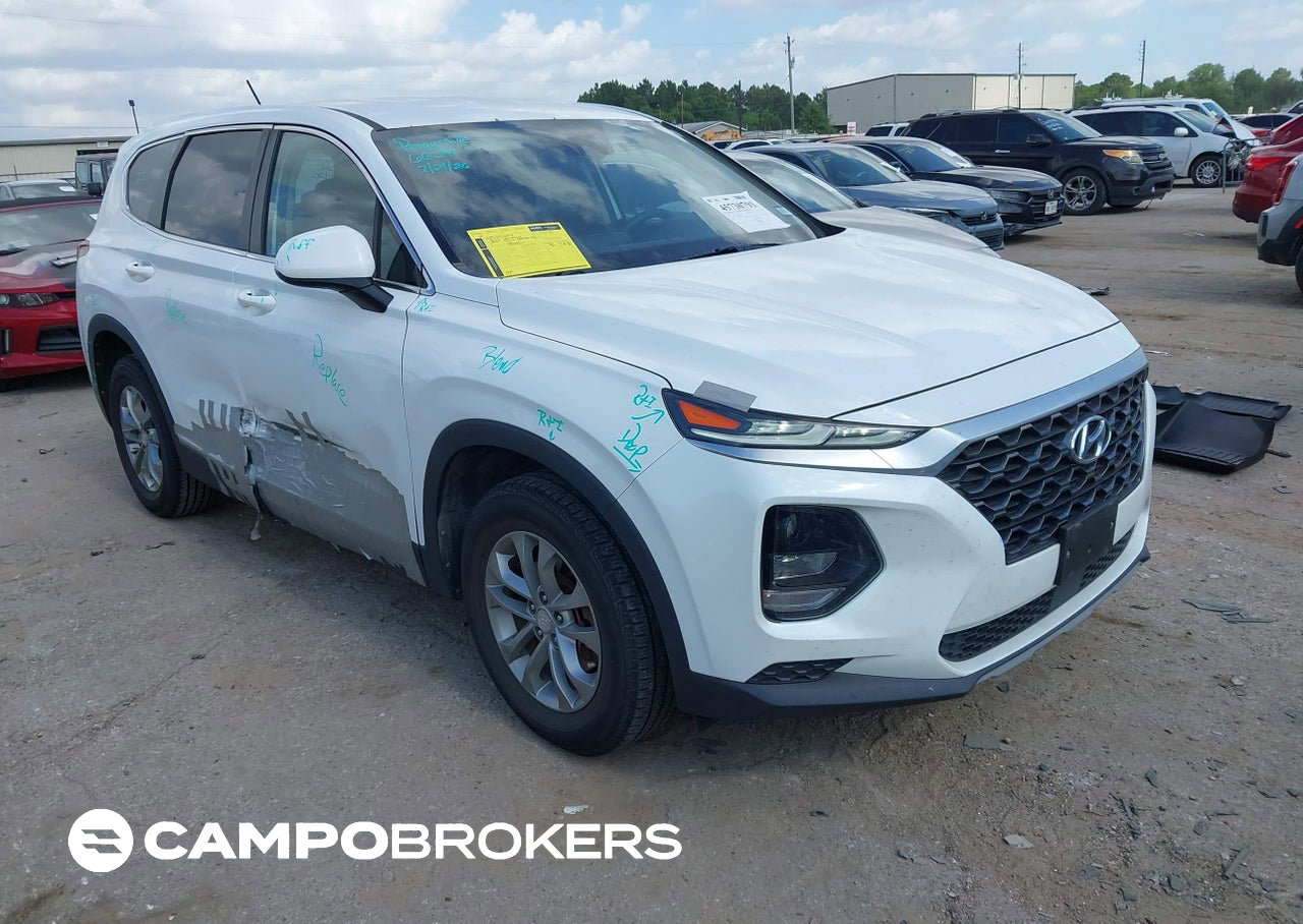 2019 Hyundai Santa Fe Se, uszkodzenie: Prawy bok, Iaai lot 45730793