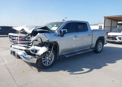 2020 Gmc Sierra 1500 4wd  Short Box Slt, Front End damage, Iaai lot 45847859, photo 2 of 16