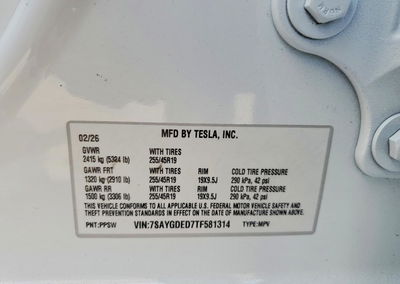 2026 Tesla Model Y, uszkodzenie: Przód, Copart lot 64507426, zdjęcie 12 z 14
