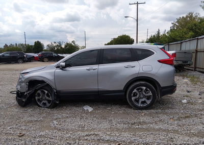 2019 Honda Cr-v Ex, daño Frontal, Iaai lote 46091621, foto 14 de 16