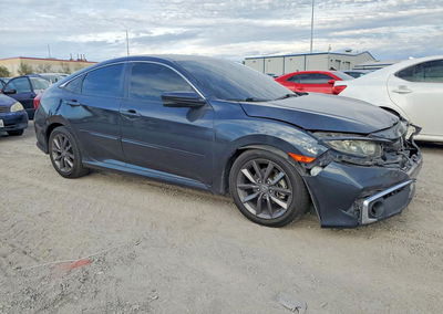 2020 Honda Civic Ex, daño Frontal, Copart lote 61219246, foto 4 de 12