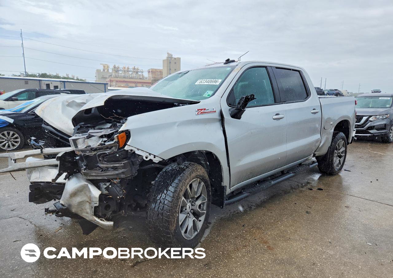 2022 Chevrolet Silverado Ltd K1500 Rst, пошкодження: Передня частина, Copart лот 62340696