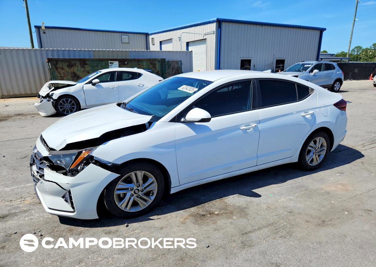 2019 Hyundai Elantra Sel, daño Frontal, Copart lote 62042826
