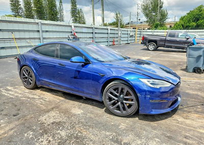 2021 Tesla Model S, uszkodzenie: Przód, Copart lot 67547656, zdjęcie 4 z 12