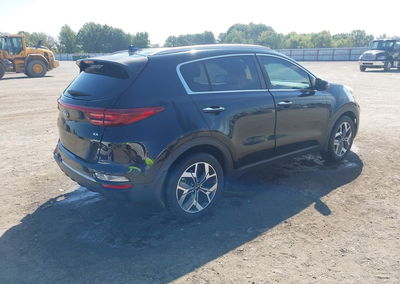 2020 Kia Sportage Ex, daño Trasero izquierdo, Iaai lote 46178078, foto 4 de 19