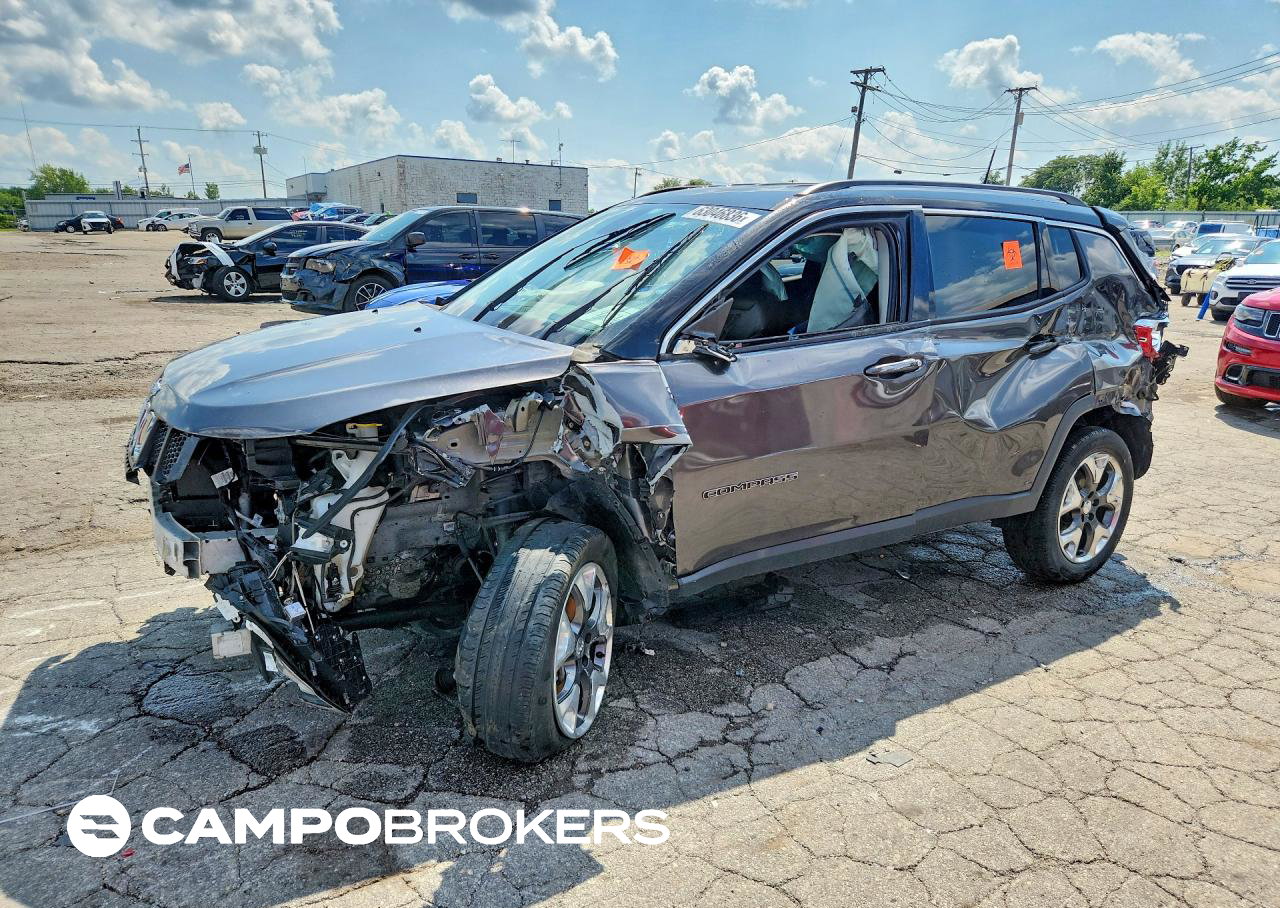 2020 Jeep Compass Limited, uszkodzenie: Przód, Copart lot 63046836