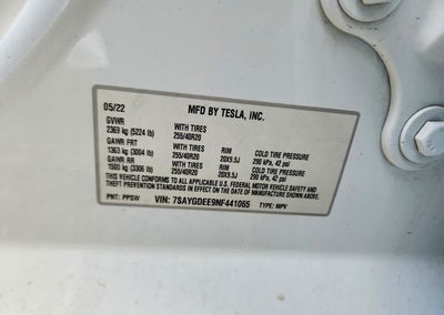 2022 Tesla Model Y, uszkodzenie: Przód, Copart lot 59254966, zdjęcie 13 z 15