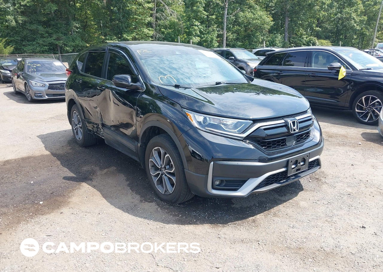 2021 Honda Cr-v Awd Ex, Right Side damage, Iaai lot 46001674