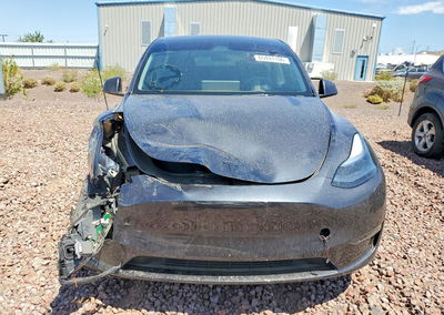 2025 Tesla Model Y, Front End damage, Copart lot 65491106, photo 5 of 13