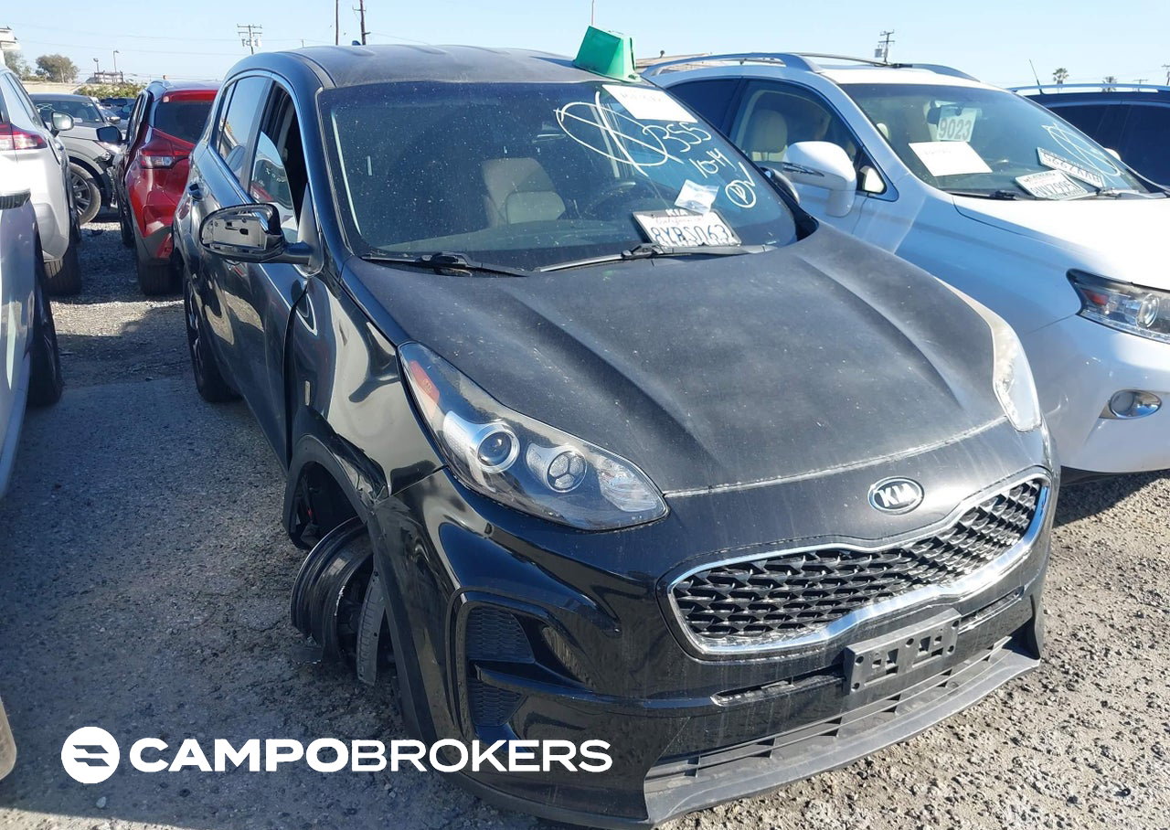 2020 Kia Sportage Lx, Right Side damage, Iaai lot 46136491