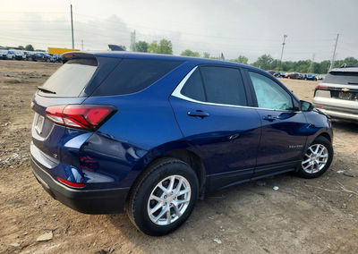 2022 Chevrolet Equinox Lt, Side damage, Copart lot 64915606, photo 3 of 15