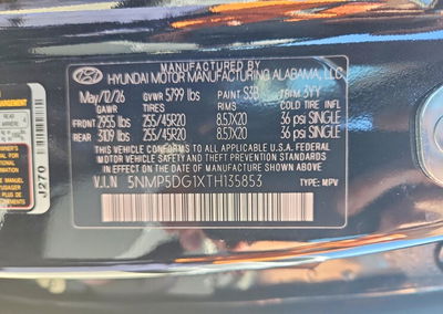 2026 Hyundai Santa Fe Calligraphy, daño Frontal, Copart lote 64142466, foto 13 de 13