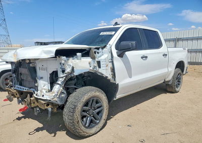2021 Chevrolet Silverado K1500 Trail Boss Custom, daño Frontal, Copart lote 65742336