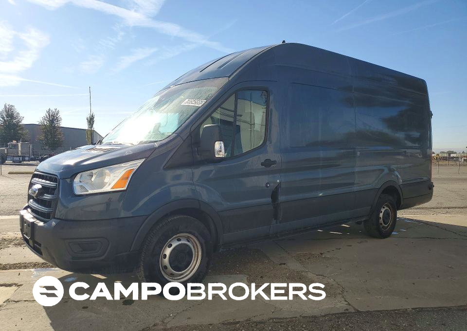 2020 Ford Transit T-250 El High Roof Delivery Van, пошкодження: Незначні вм’ятини/подряпини, Copart лот 69054566