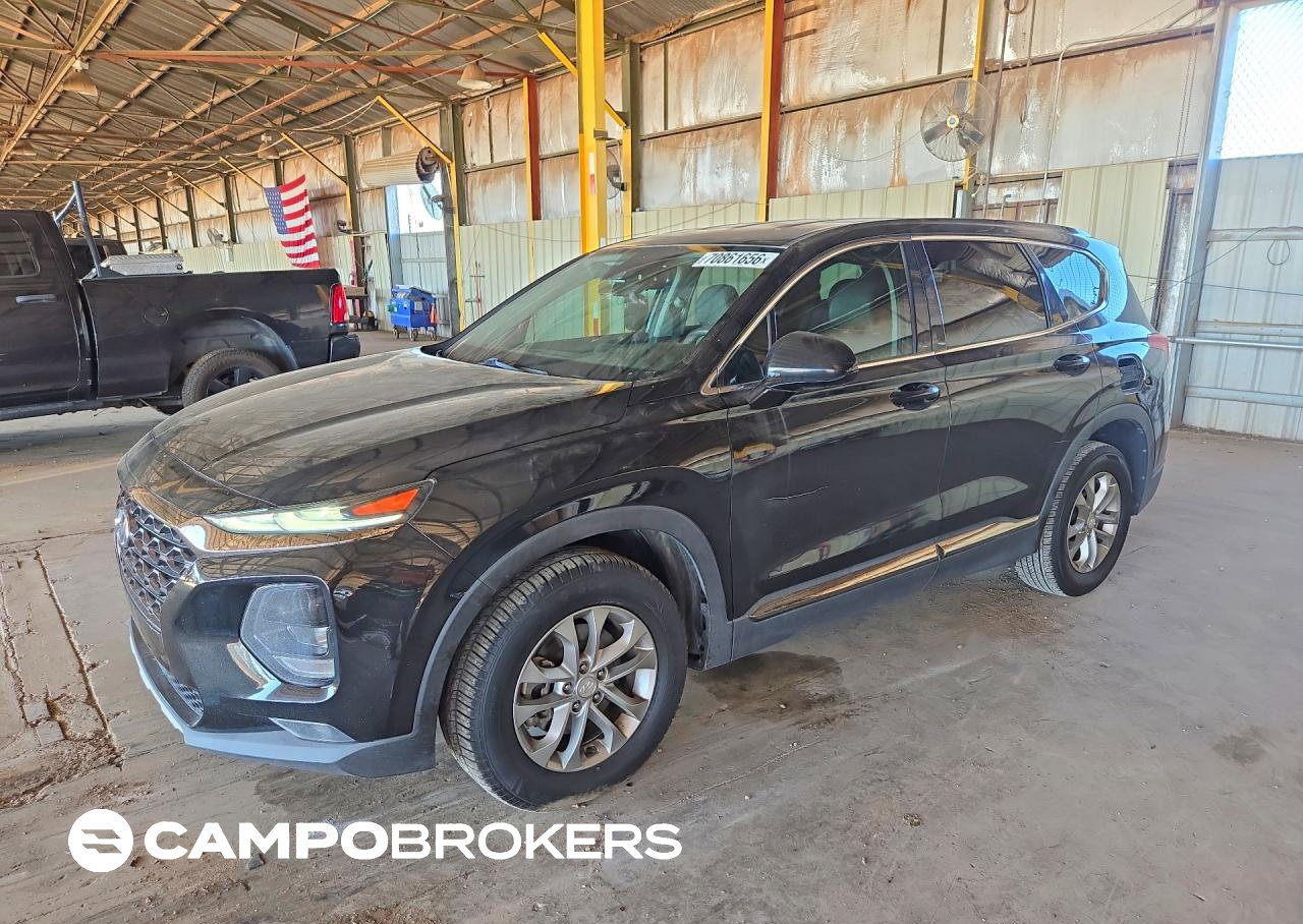 2019 Hyundai Santa Fe Sel 2.4l, пошкодження: Незначні вм’ятини/подряпини, Copart лот 70861656