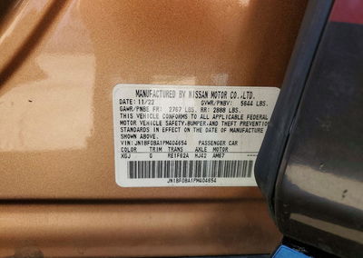 2023 Nissan Ariya Premiere, daño Frontal, Copart lote 71914976, foto 16 de 16