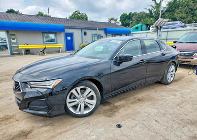 2021 Acura Tlx Technology, uszkodzenie: Bok, Copart lot 55781856