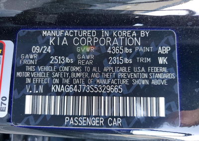 2025 Kia K5 Gt Line, Front End damage, Copart lot 65510506, photo 13 of 13