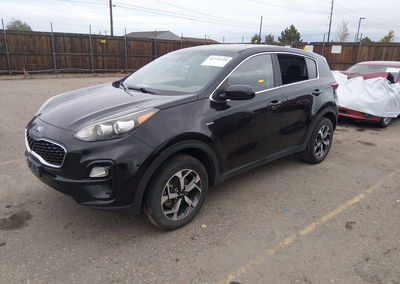 2022 Kia Sportage Lx, Theft damage, Iaai lot 46191608, photo 2 of 17