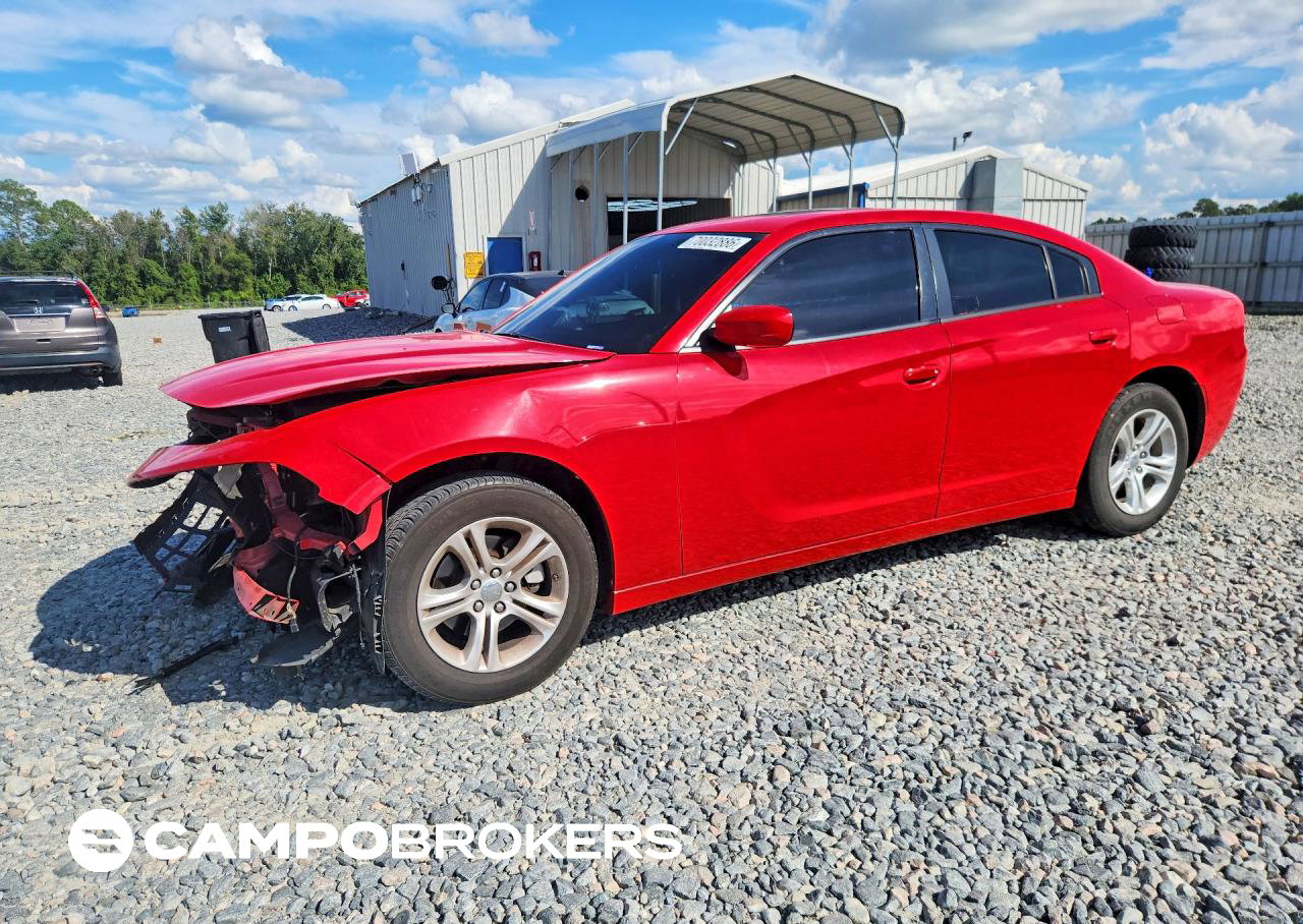 2022 Dodge Charger Sxt, daño Frontal, Copart lote 70032886