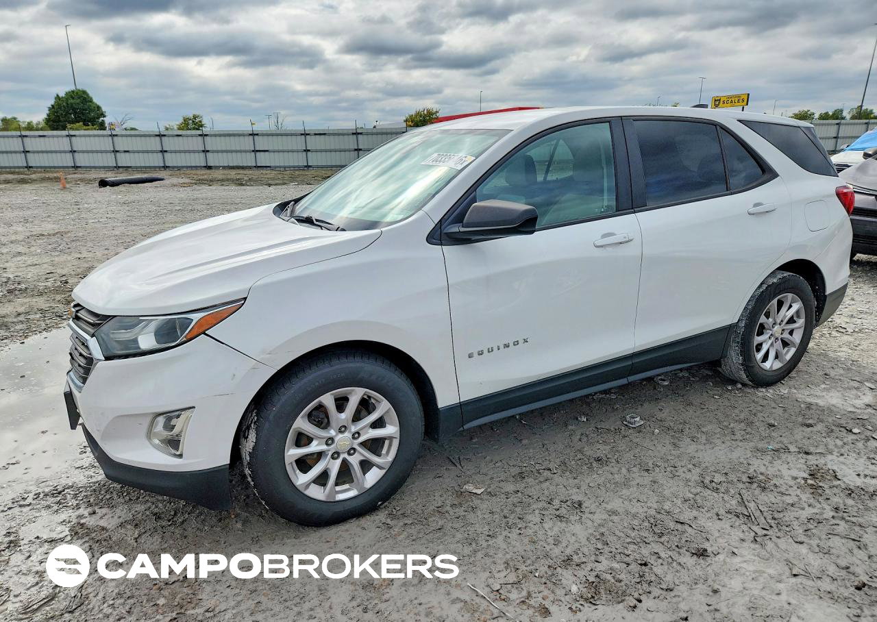 2020 Chevrolet Equinox Ls, daño Trasero, Copart lote 70335646