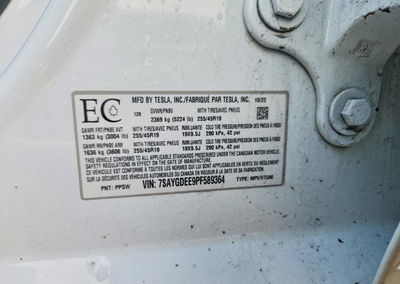 2023 Tesla Mdl Y, Front End damage, Copart lot 67098296, photo 14 of 14