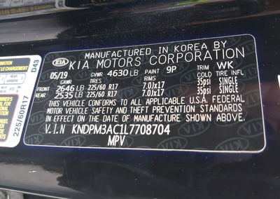2020 Kia Sportage Lx, Right Side damage, Iaai lot 46136491, photo 9 of 22