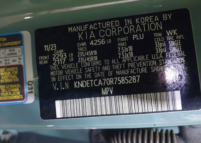 2024 Kia Seltos Sx Turbo, uszkodzenie: Tył, Iaai lot 46270023, zdjęcie 9 z 17