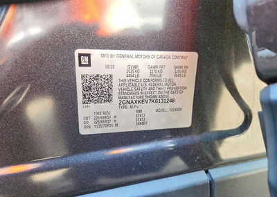 2019 Chevrolet Equinox Lt, Front End damage, Copart lot 65061746, photo 13 of 15