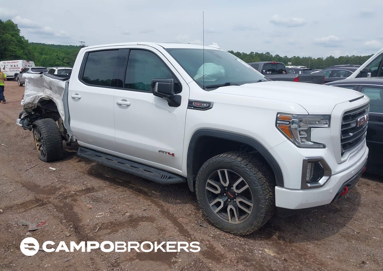 2020 Gmc Sierra 1500 4wd  Short Box At4, Right Rear damage, Iaai lot 45077362