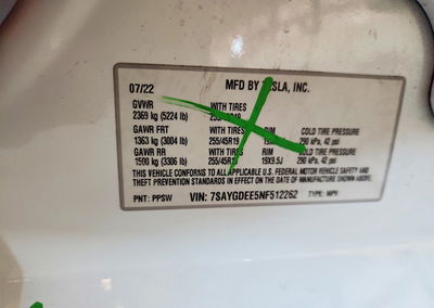 2022 Tesla Model Y, daño Frontal, Copart lote 69004566, foto 14 de 14