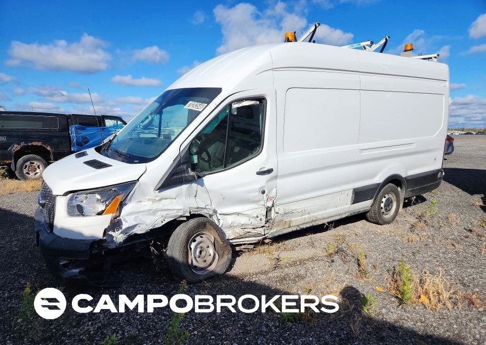 2021 Ford Transit 250 Delivery Van, uszkodzenie: Bok, Copart lot 70283546