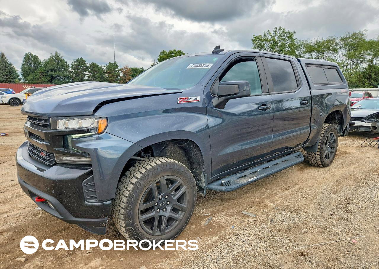 2021 Chevrolet Silverado K1500 Lt Trail Boss, uszkodzenie: Tył, Copart lot 70035236