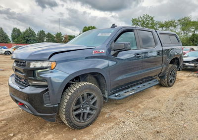 2021 Chevrolet Silverado K1500 Lt Trail Boss, Rear End damage, Copart lot 70035236