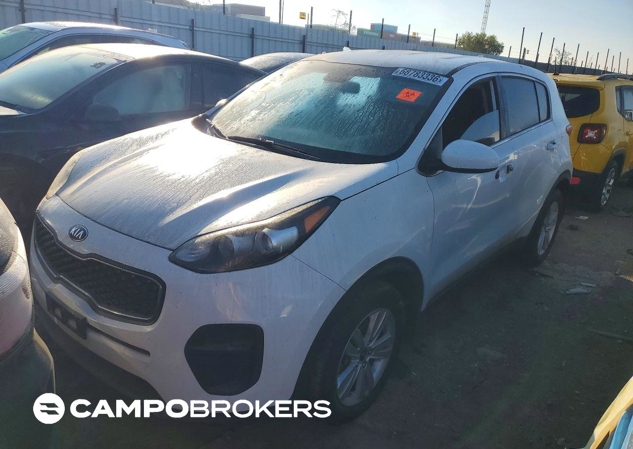 2019 Kia Sportage Lx, Vandalism damage, Copart lot 68783336
