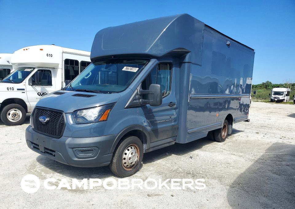 2021 Ford Transit Delivery Truck, uszkodzenie: Drobne wgniecenia/zarysowania, Copart lot 67793186