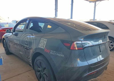 2025 Tesla Model Y, Front End damage, Copart lot 65491106, photo 2 of 13