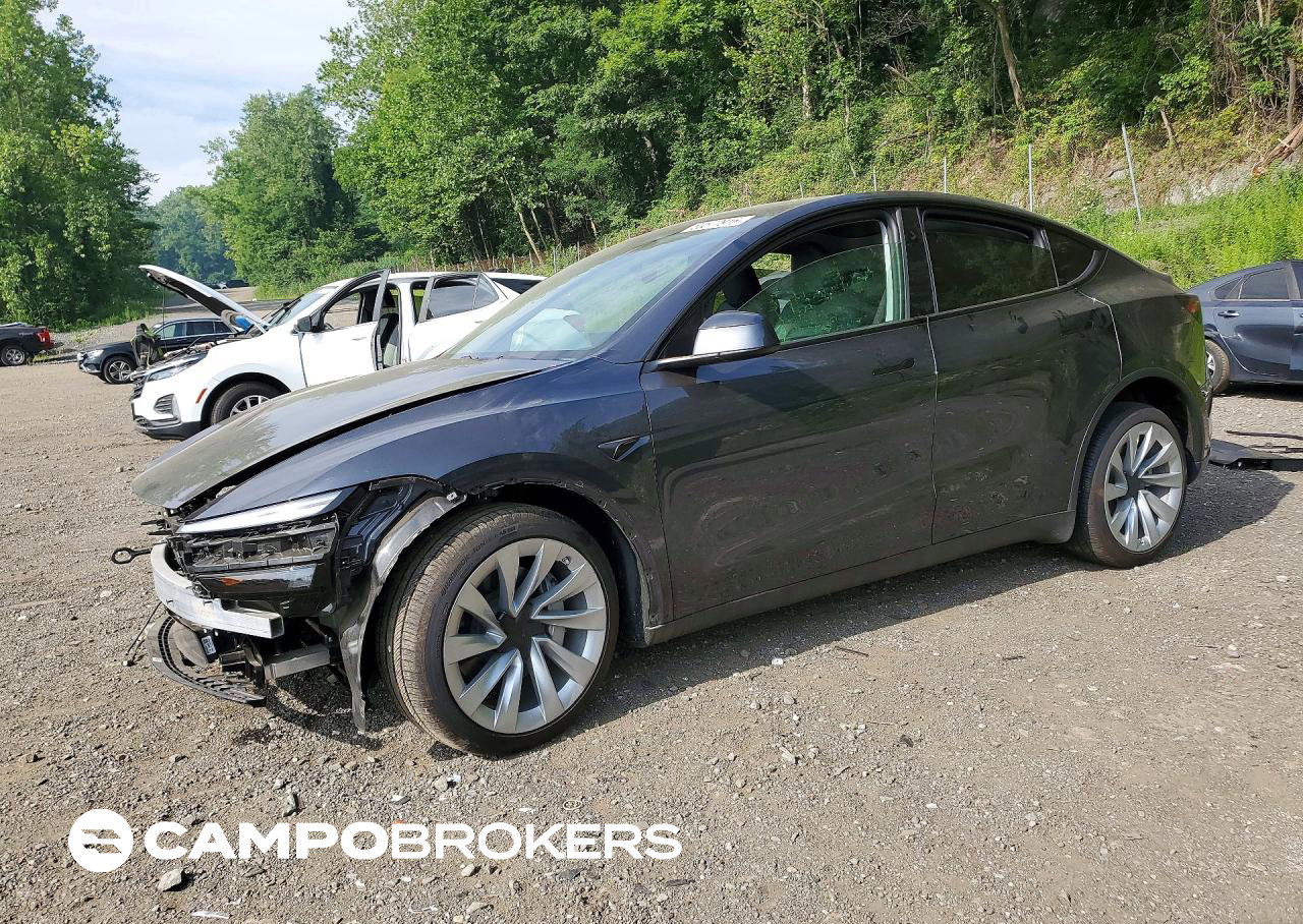 2026 Tesla Model Y, daño Frontal, Copart lote 60577916