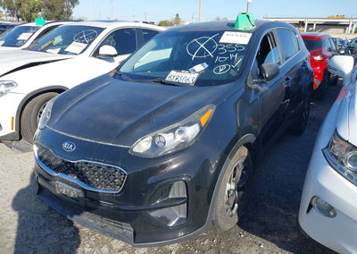 2020 Kia Sportage Lx, Right Side damage, Iaai lot 46136491, photo 2 of 22