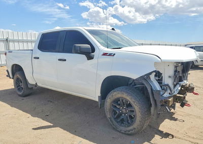 2021 Chevrolet Silverado K1500 Trail Boss Custom, Front End damage, Copart lot 65742336, photo 4 of 13
