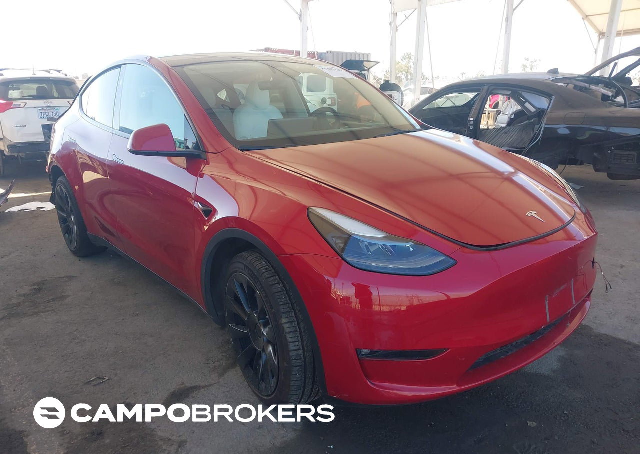 2023 Tesla Model Y Awd/long Range Dual Motor All-wheel Drive, daño Trasero, Iaai lote 46307449