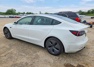 2019 Tesla Model 3, daño Trasero, Copart lote 53917666, foto 2 de 12