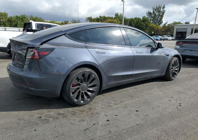 2022 Tesla Model 3, uszkodzenie: Tył, Copart lot 45324105, zdjęcie 3 z 12