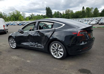 2019 Tesla Model 3, daño Lateral, Copart lote 59025436, foto 2 de 15
